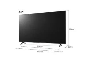 How wide is a 65 inch tv