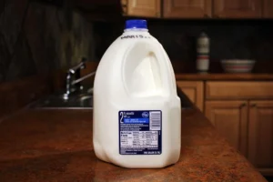 How much does a gallon of milk weigh