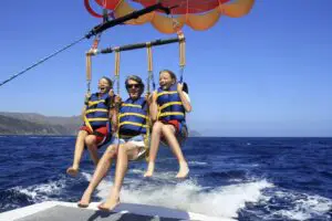 Weight limit for parasailing