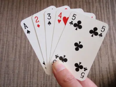 Playing card dimensions