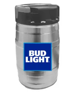 How much is a keg of bud light