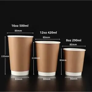 Coffee cup dimensions