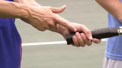 Tennis grip size 4 3/8 vs 4 ½