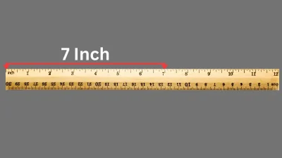 What does 7 inches look like